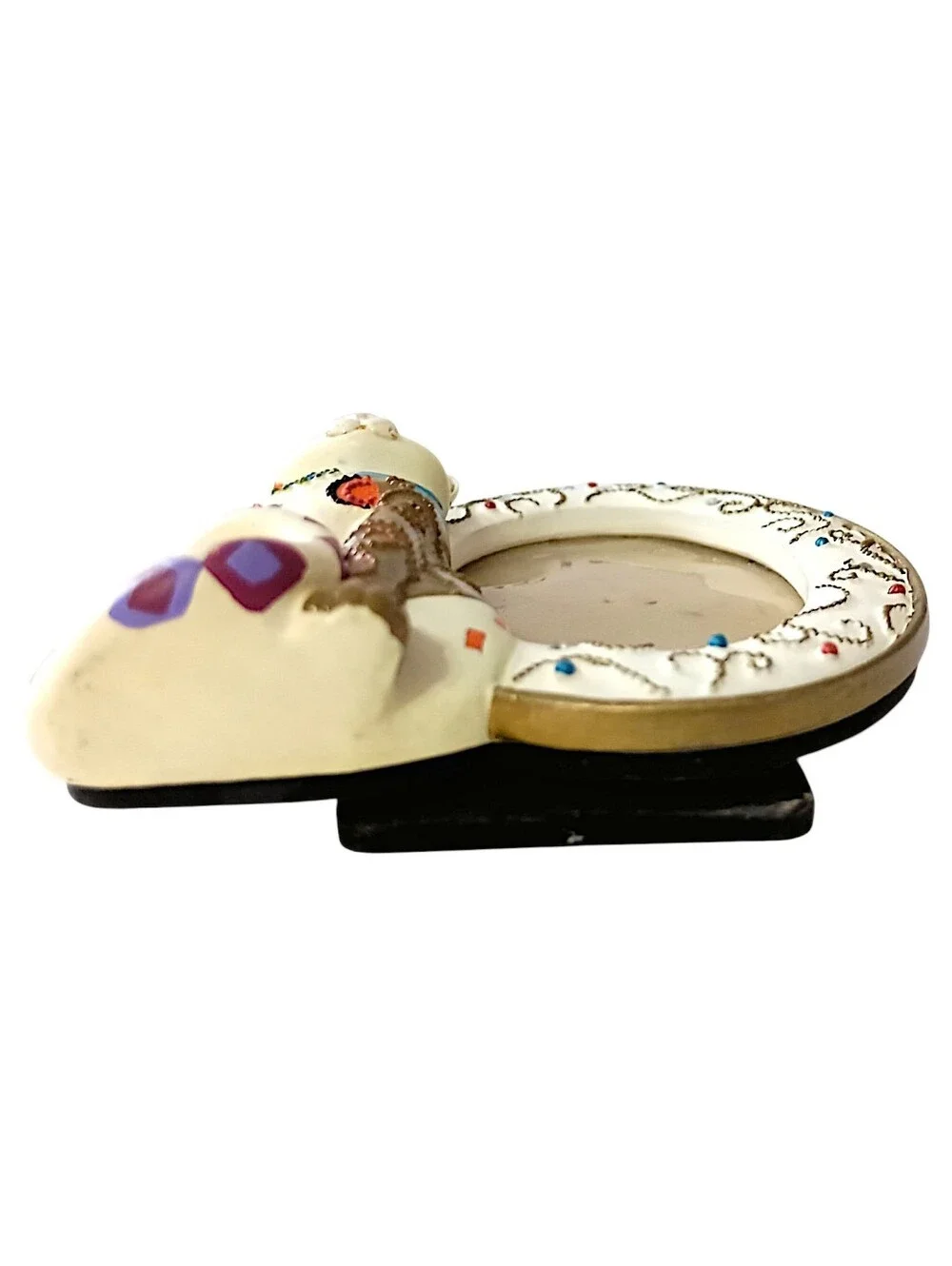 Kleo Kats Mini Cat Picture Photo Frame Hand Painted Whimsical Collectible Resin